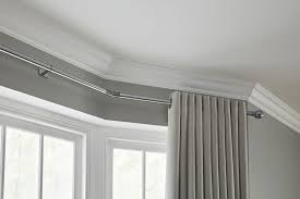 To hang a curtain rail in a bay window. How To Choose The Perfect Bay Window Curtain Pole Ultimate Guide
