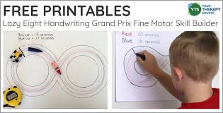 Four years ago, investors gingerly handed over seed money to lumosity, a startup creating brain games. Lazy Eight Handwriting Grand Prix Fine Motor Skill Builder Free Printables Your Therapy Source