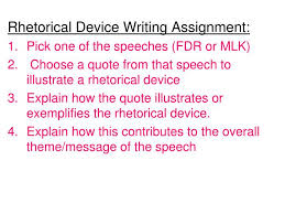 Also known as erotesis, erotema, interrogatio, questioner, and reversed polarity question (rpq). Ppt Rhetorical Device Writing Assignment Pick One Of The Speeches Fdr Or Mlk Powerpoint Presentation Id 3129813