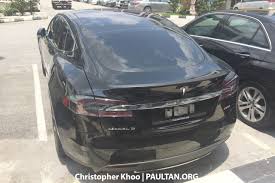 New tesla model s p100d (facelift) full electric car 2 years warranty ~ import new ~ 762 hors. Tesla Model S Spotted In Malaysia For The First Time