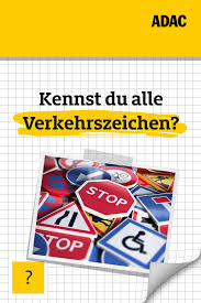 Das Verkehrszeichen Quiz Verkehrszeichen Verkehr Verkehrsschilder
