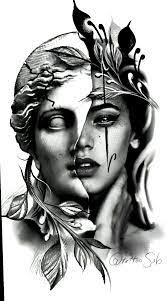 19 Drawing Body Videos Back Girl Face Tattoo Girl Face Drawing Tattoos