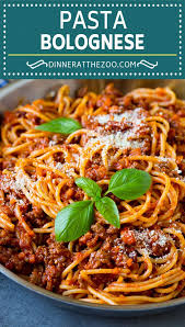 Pasta Bolognese With Spaghetti Tossed In The Most Delicious Homemade Meat Sauce Pasta Bolognese Best Pasta Dishes Pasta Dishes