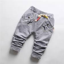 spring autumn new baby pants cartoon beard and letters pattern cotton 1 piece sport pants baby boy girls pants baby pants cute outfits for kids girls pants