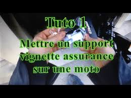 Tuto 1 Support Vignette Assurance Moto Youtube