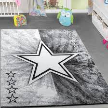 Angesagte stern teppiche sind zudem in vielen kuscheligen materialien erhältlich, darunter wärmende wolle und pflegeleichte kunstfasern. Kinder Teppich Jugend Teppich Modern Stern Design Kinderzimmer Teppich In Grau Ebay