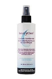 Amazon Com Beautysoclean Cosmetic Sanitizer Mist 8 5 Oz Makeup Sanitizing Spray For Powder Based Makeup Palettes Pressed Cream Foundations Bronzers Concealers Blushes Eyeshadows Beauty Personal Care