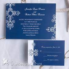 Mordern Blue Wedding Invitation Iwi082 Vintage Wedding Invitations Wedding Invitations Vintage Blue Royal Blue Wedding Invitations