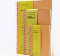 Spiral Kraft Notebook | 160 pages 80 sheets | 100 gsm eco-friendly paper |  Occasional Motto Spiral Notebook | A6 A5 B5 Kraft Spiral Journal