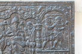 Designed to accommodate your preferred pillar candles up to 3.5 in diameter, this piece is perfect for a centerpiece, a kitchen island, or a fireplace hearth. Cast Iron Fireplace Back Plate Parable Of The Unforgiving Servant And Greek Gods Architecturals Items By Category European Antiques Decorative