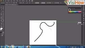 Drawing an object is easy and fast with the curvature tool. Draw Straight And Curved Lines In Adobe Illustrator Cs6 Visihow