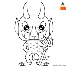 Scar do not just stick to yellow and brown for coloring the lion. How To Draw The Devil