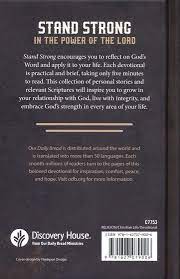 Maybe you would like to learn more about one of these? Stand Strong 365 Daily Devotions For Men By Men Our Daily Bread Ministries 9781627079006 Christianbook Com