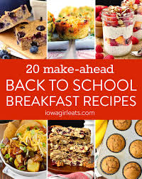 They're made with whipped yogurt, so they're light, fluffy, airy and perfect for spring and summer. 20 Make Ahead Breakfast Recipes Gf Iowa Girl Eats