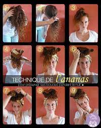 Le Blog Du Cheveu Coiffure Ananas Proteger Ses Boucles Pendant La Nuit Coiffure Ananas Coiffure Simple Cheveux Longs Cheveux
