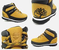 details about boys timberland euro sprint boots kids new