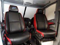 Mclaren Sporthome Dinette Lounge 2 Berth Black Leather Upholstery Mercedes Sprinter Motorhome Conversions