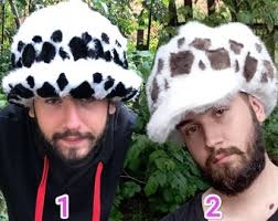 Trafalgar Law Hat, One Piece Anime Cosplay, Ace Beanie for Man.
