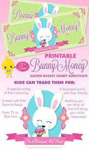 Free Printable Bunny Money Easterdiy Easterbaskets Creative Easter Baskets Easter Baskets Childrens Easter Baskets