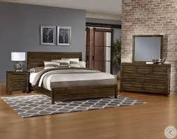 Accent your classy bassett furniture bedroom set with different neutral tones for a calming effect. Sedgwick Classic Dark Maple Plank Bedroom Set From Vaughan Bassett Coleman Furniture