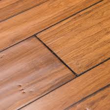 Fossilized 5 In Prefinished Distressed Mocha Bamboo Hardwood Flooring 19 91 Sq Ft Bamboo Wood Flooring Bamboo Hardwood Flooring Bamboo Flooring