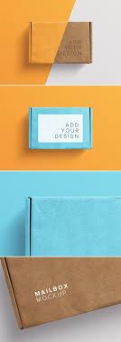 Cardboard Postal Box Mockup 245246008 Free Psd Templates In 2020 Box Mockup Box Packaging Templates Box Packaging Design
