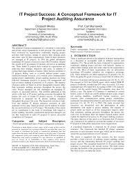 Published february 8th 2013 by prentice hall. Pdf It Project Success A Conceptual Framework For It Project Auditing Assurance