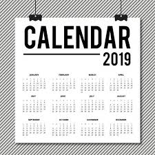 Download Vector 2019 Calendar Design For Free Calendar Design Calendar Design Template Creative Calendar
