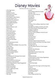 Disney plus launched with a ton of films to watch from its marvel cinematic universe. Free Disney Movies List Of 400 Films On Printable Checklists Disney Movies List All Disney Movies Disney Classics List