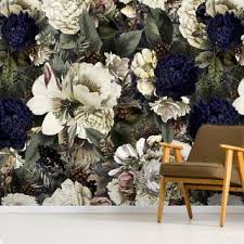 Black And White Floral Wallpaper Nz On Trend Wallpaper Murals Wallsauce Nz In 2020 Feature Wall Wallpaper Wall Murals Wall Wallpaper