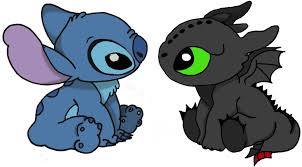 Pin By Erineack On My Pin Toothless And Stitch Stitch Drawing Cute Disney Drawings