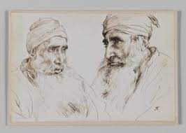 Types of Armenian men in Jerusalem, illustration from The Life of Our Lord  Jesus Christ