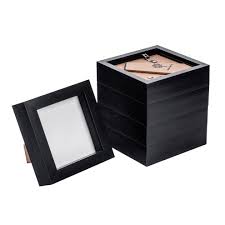 Download Box Picture Frame Deep 3d Photo Display 4x4 Inch Standing Hanging Black X5 On Onbuy
