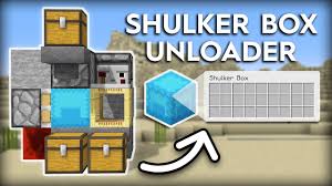 When making a cyan shulker box, it is important that the shulker box and cyan dye are placed in the exact pattern as the image below. Minecraft Shulker Box Unloader Compact And Easy Build Tutorial 1 15 1 14 Youtube