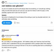 If i want to know that, i'll ask a friends often say hi to each other. Can Babies See Ghosts The Best Of Yahoo Answers Yahoo The Guardian