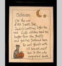 Halloween Christian Poem Halloween Poems Christian Halloween All Saints Day