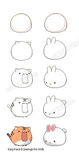 Drawing is a complex skill, impossible to grasp in one night, and sometimes you just want to draw. Easy Drawing Face Drawing Easy For Kids