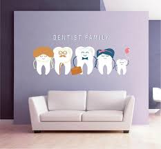 Teeth Wall Decal Tooth Wall Decal Family Dentist Dental Clinic Etsy In 2020 Pediatric Dental Office Dental Office Decor Dentist Clinic