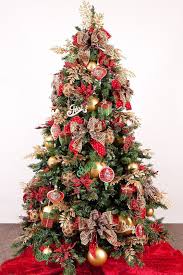 Arboles De Navidad Rojo Y Dorado Decorados 2018 Cool Christmas Trees Small Christmas Trees Colorful Christmas Tree