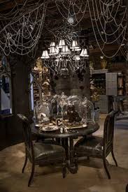 Those of the faint of heart, for what you are about to see may shock and scare you! 260 Halloween Dining Rooms Ideas Halloween Table Halloween Table Settings Halloween Dining Room