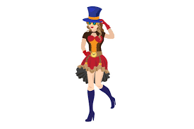 Download Steampunk Woman Svg Cut File By Creative Fabrica Crafts Creative Fabrica PSD Mockup Templates