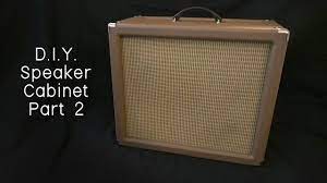 The thing is, guitar cabs can be expensive. D I Y Speaker Cabinet Build Part 2 Hardware Tolex Youtube