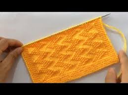 Choose a knitted or crocheted item to embroider. Zigzag Knitting Stitch Pattern For Blanket Sweater Youtube Knitting Stitches Knit Stitch Patterns Knitting