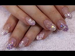 See more ideas about nails, acrylic nails, nail designs. Cute Lilac Glitter Acrylic Nails Steemit