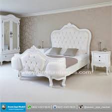Dipan Kasur Tempat Tidur Snow White Aswan Jaya Meubel Furniture French Style Bed French Style Bedroom