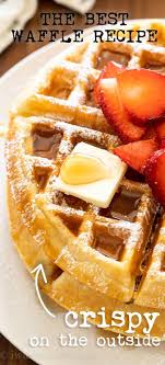 Classic Waffle Recipe Recipe In 2020 Classic Waffle Recipe Waffle Recipes Breakfast Sweets