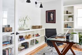 Beach inspired living room doubles as home office. Key Measurements To Help You Design The Perfect Home Office