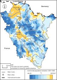 Elle a su se réinventer. Evolution Of The Communal Population In The Moselle Basin In France Download Scientific Diagram