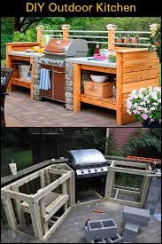 diy outdoor kitchen build outdoor
