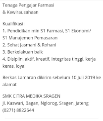 Smk kesehatan unggulan kota sragen. Infoupdate Hashtag Lowongan Kerja Di Loker Bumiayu Id